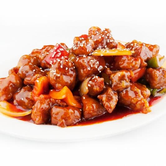 70. Pork with Pineapple in Sweet & Sour Sauce