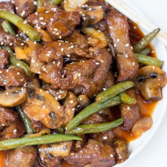 43. Chicken with Mushroom & Mixed Vegetables