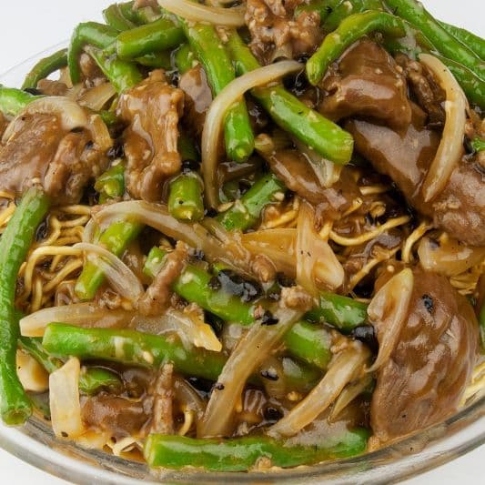 68. Beef with Long Green Bean